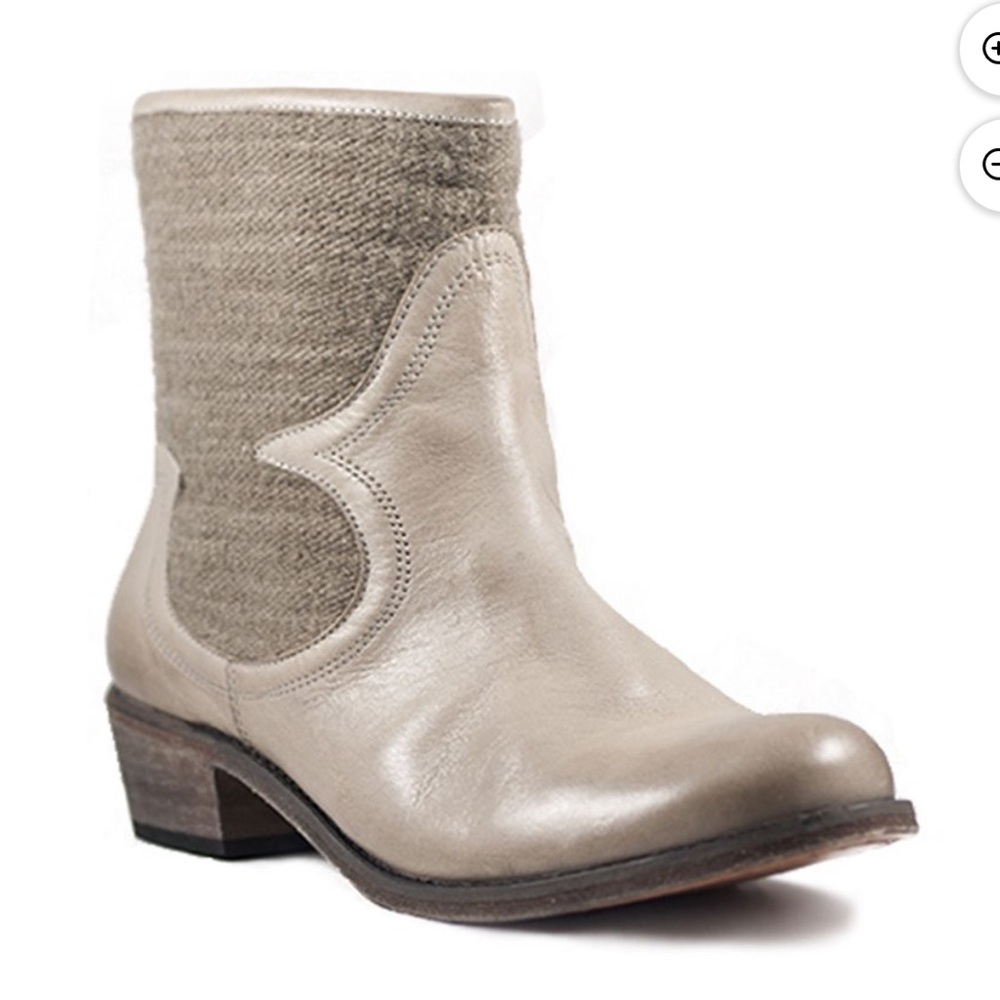 Fortress of Inca Jasmine Belle Taupe Gray Ankle Boots